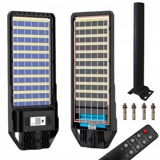 Uličná lampa - Pouličné svietidlo 200 W 1050 lm na solárne napájanie